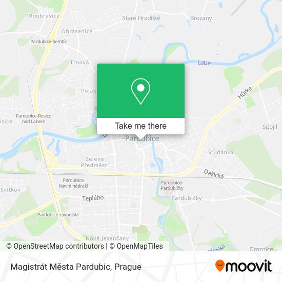 Magistrát Města Pardubic map