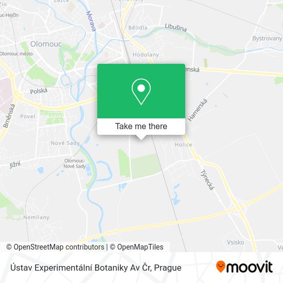 Ústav Experimentální Botaniky Av Čr map