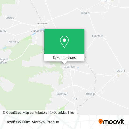 Lázeňský Dům Morava map