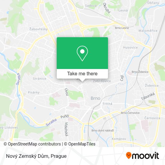 Nový Zemský Dům map