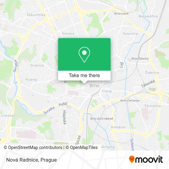 Карта Nová Radnice