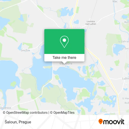 Карта Šaloun
