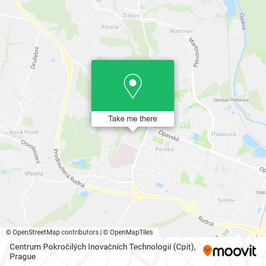 Centrum Pokročilých Inovačních Technologií (Cpit) map
