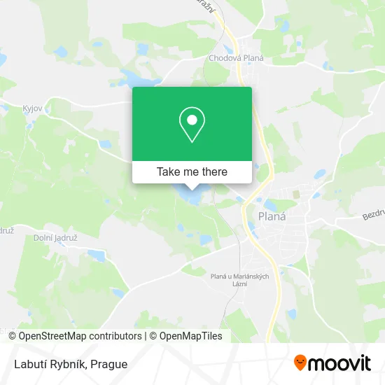 Labutí Rybník map