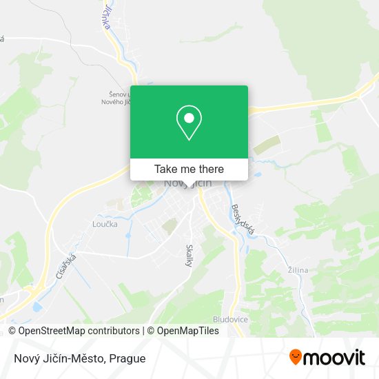 Nový Jičín-Město map