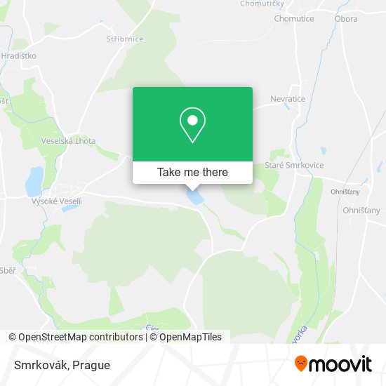 Карта Smrkovák