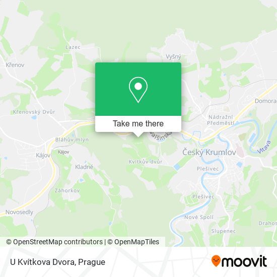 U Kvítkova Dvora map