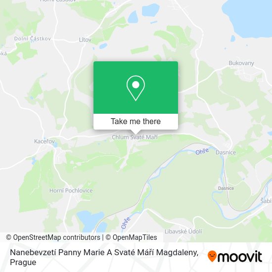Nanebevzetí Panny Marie A Svaté Máří Magdaleny map