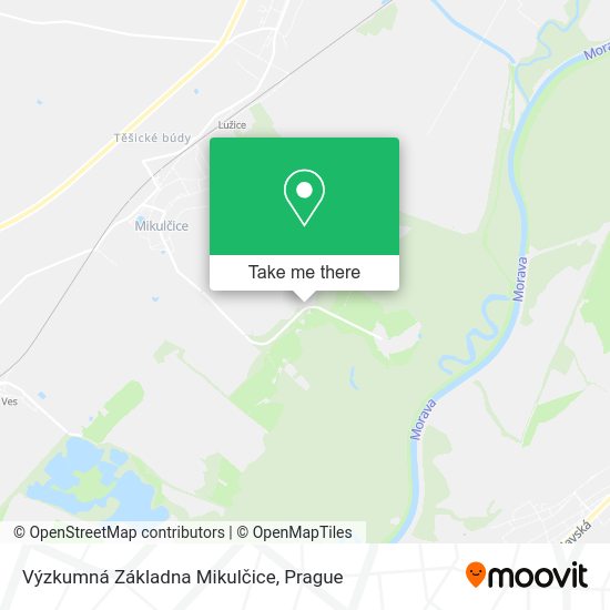 Výzkumná Základna Mikulčice map