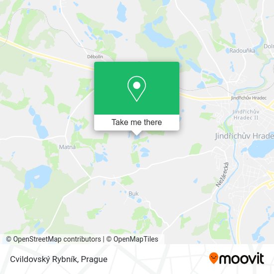 Cvildovský Rybník map