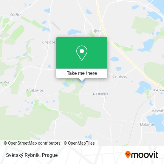 Světský Rybník map