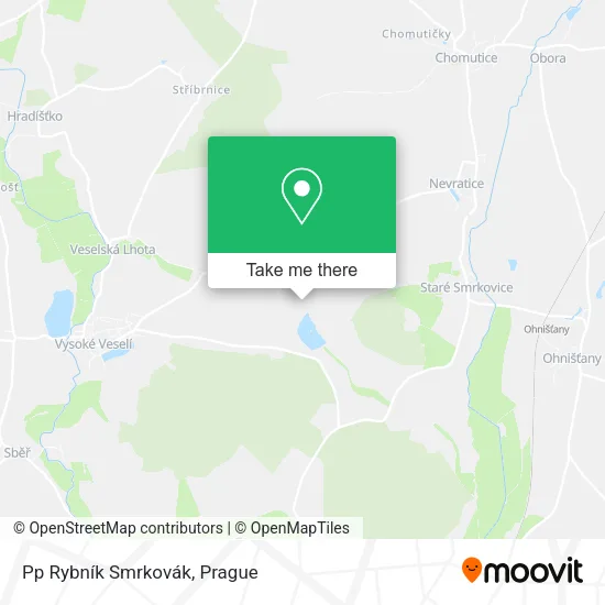 Карта Pp Rybník Smrkovák