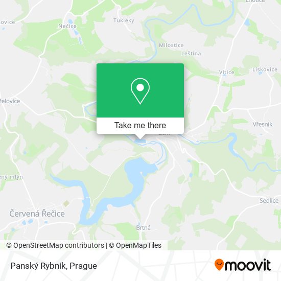 Panský Rybník map