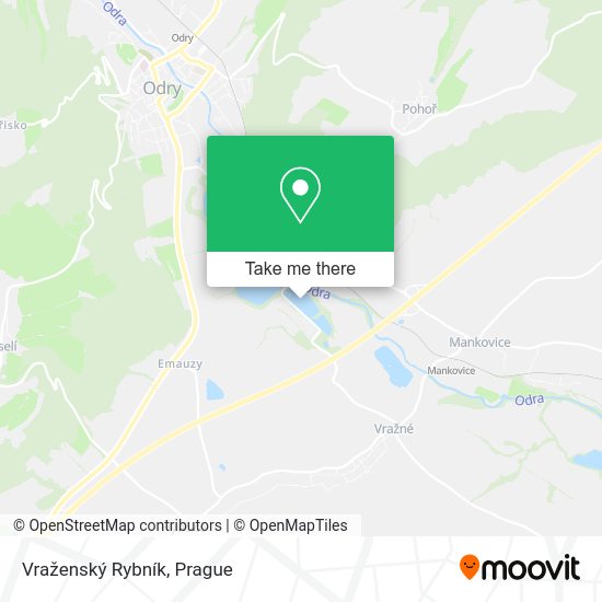 Vraženský Rybník map
