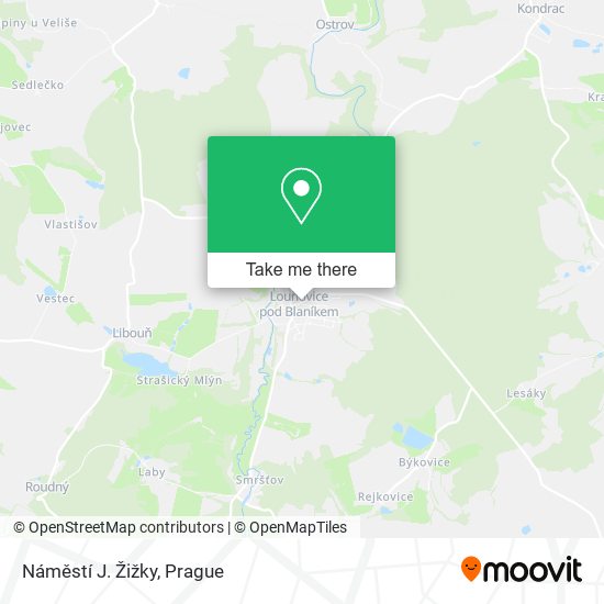 Náměstí J. Žižky map
