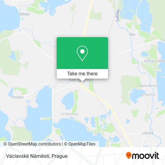 Václavské Náměstí map