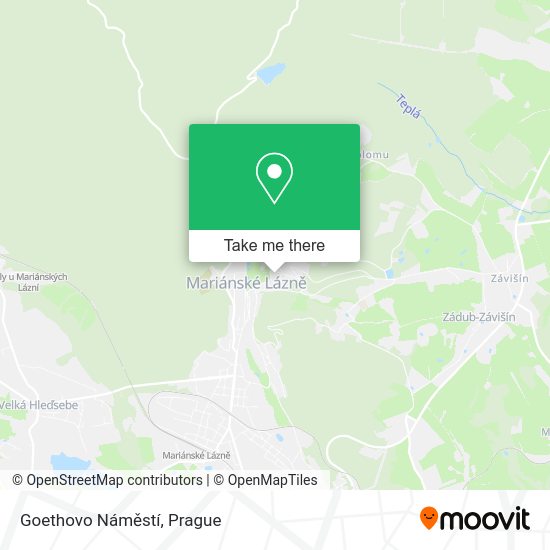 Goethovo Náměstí map