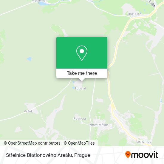 Střelnice Biatlonového Areálu map