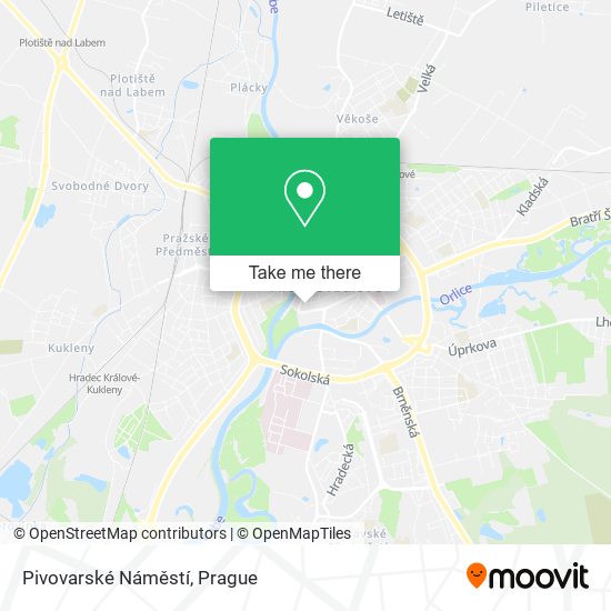 Pivovarské Náměstí map