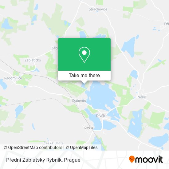 Přední Záblatský Rybník map