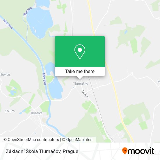 Základní Škola Tlumačov map