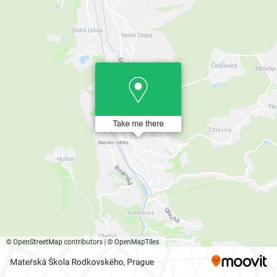 Mateřská Škola Rodkovského map