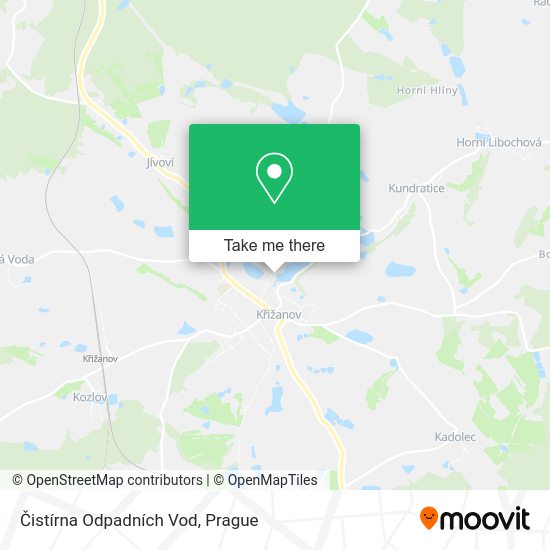 Čistírna Odpadních Vod map
