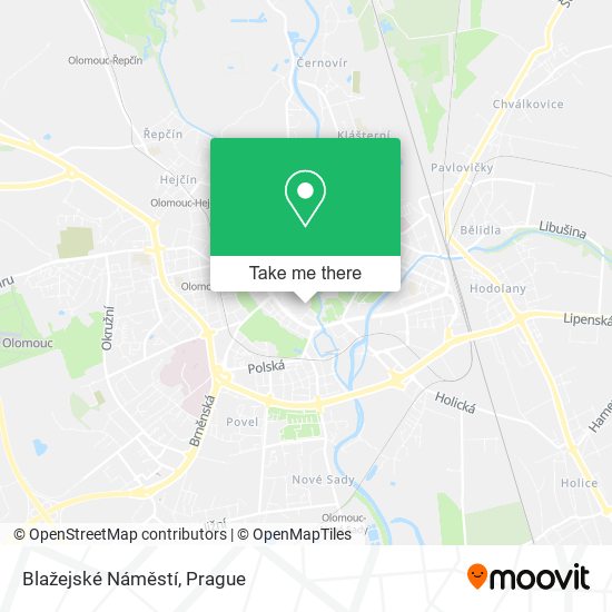 Blažejské Náměstí map
