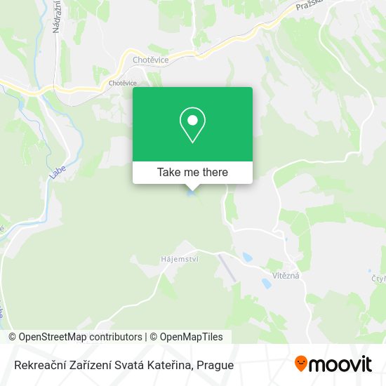 Rekreační Zařízení Svatá Kateřina map