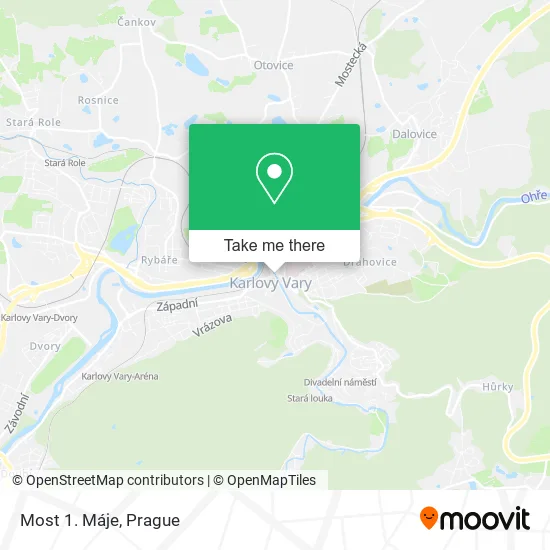 Карта Most 1. Máje