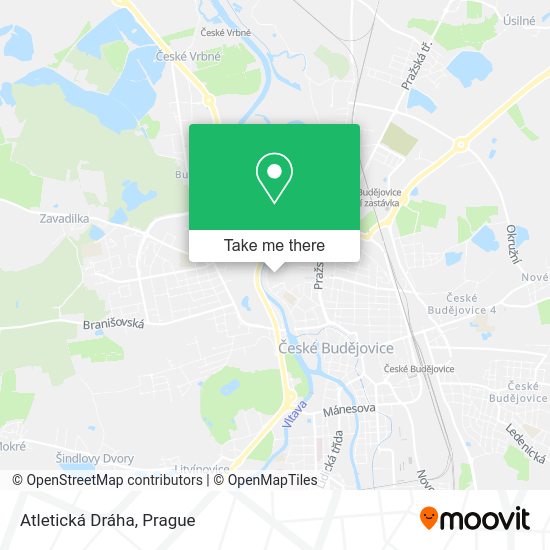 Карта Atletická Dráha
