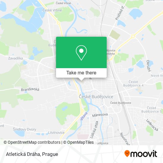 Карта Atletická Dráha