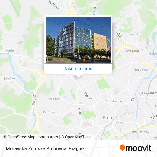 Moravská Zemská Knihovna map