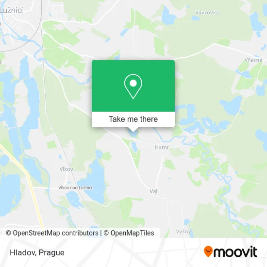 Карта Hladov
