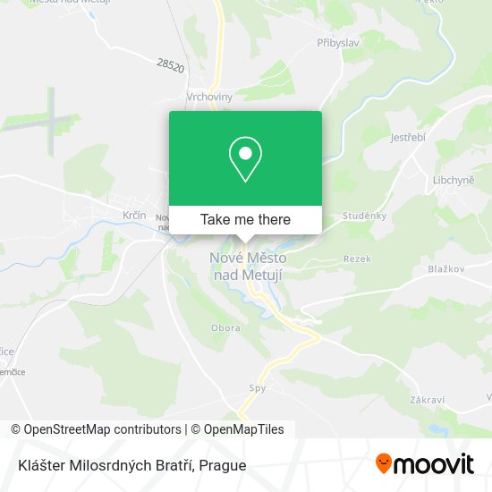 Klášter Milosrdných Bratří map