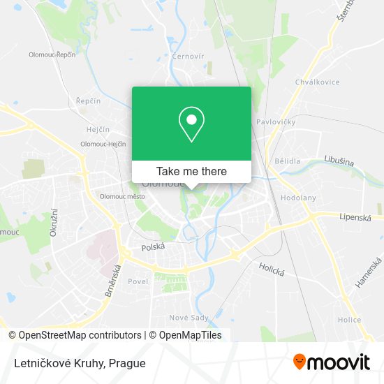 Letničkové Kruhy map