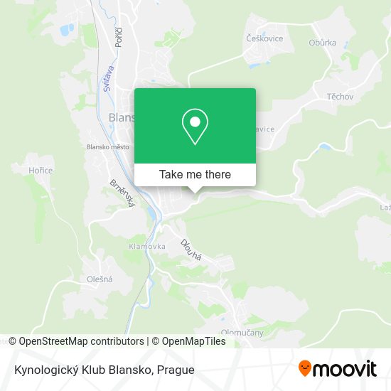 Kynologický Klub Blansko map