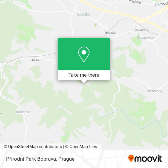 Přírodní Park Bobrava map