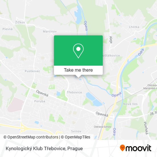 Kynologický Klub Třebovice map