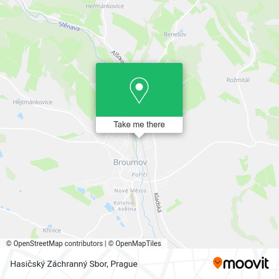 Hasičský Záchranný Sbor map