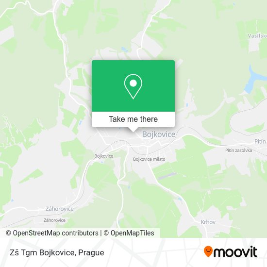Карта Zš Tgm Bojkovice