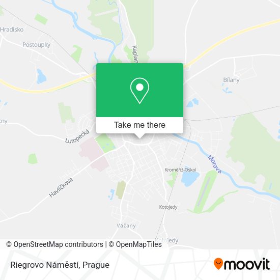 Riegrovo Náměstí map