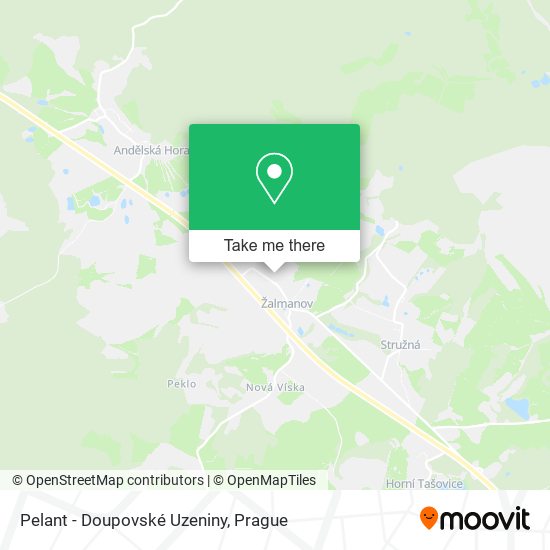 Pelant - Doupovské Uzeniny map