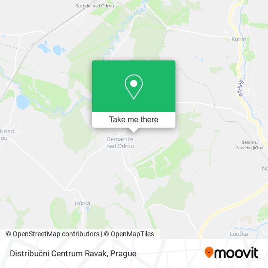 Distribuční Centrum Ravak map