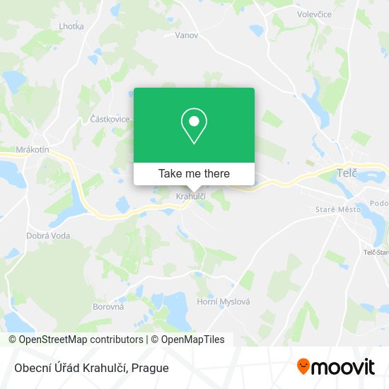 Obecní Úřád Krahulčí map