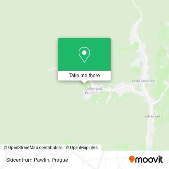 Карта Skicentrum Pawlin