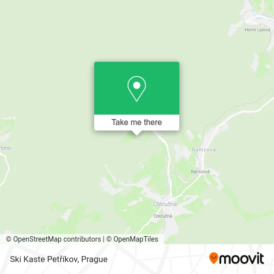 Карта Ski Kaste Petříkov