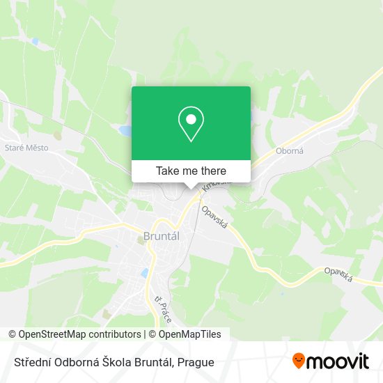 Střední Odborná Škola Bruntál map