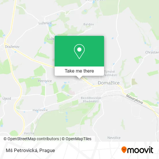 Карта Mš Petrovická