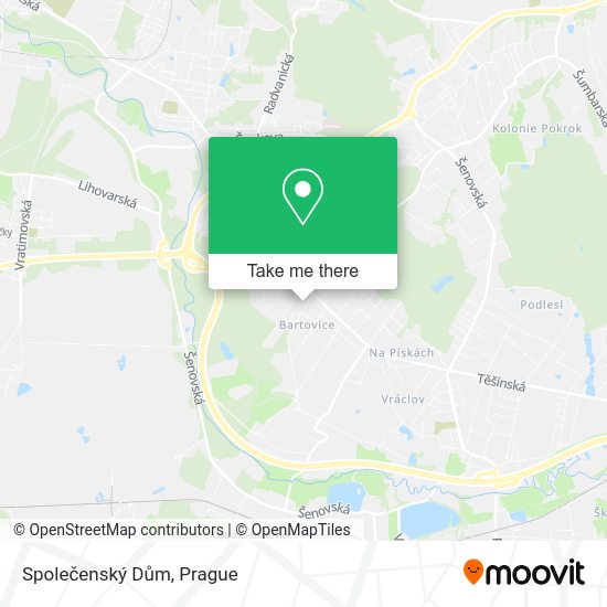 Společenský Dům map